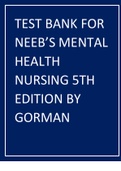 TEST BANK FOR NEEB’S MENTAL HEALTH NURSING 5TH EDITION BY GORMAN.pdf