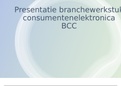  Branchewerkstuk powerpoint presentatie Elektronica BCC, Cijfer:9,4