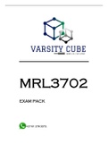 MRL3702 EXAM PACK 2022