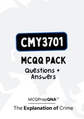 CMY3701 (Notes, ExamPACK, QuestionsPACK)