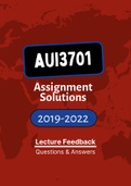 AUI3701 - Combined Tut202 Letters (2019-2022)