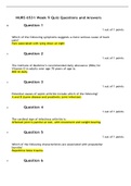 NURS 6531 Week 9 Quiz Questions and Answers