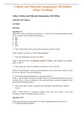 Complete Test Bank Cellular and Molecular Immunology 9th Edition Abbas Questions & Answers with rationales (Chapter 1-19)