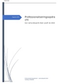 Professionaliseringsopdracht jaar 1 - Voeding en diëtetiek (beoordeeld met 9.3)