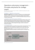 Samenvatting Operations and Process Management, ISBN: 9781292350066  Operations And Supply Chain Management (OSCM)