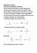 Unit 3.3.8 Aldehydes & Ketones notes