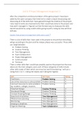 BTEC Level 3 IT Unit 9 Project Management Assignment 3 / Distinction