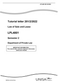 Lecture notes LLB LAW 