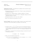 Practice Problem Answers for Practice Set 6