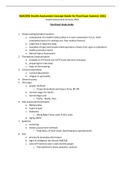 NUR2092 Health Assessment Concept Guide for Final Exam Summer 2022