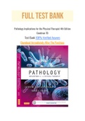 Pathology Implications for the Physical Therapist 4th Edition Goodman TB. with Question and Answers, From Chapter 1 to 40