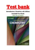 Introductory Chemistry 9th Edition Zumdahl Test Bank ISBN:978-1337399524|100% Correct Answers.