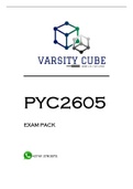 PYC2605 MCQ EXAM PACK 2022