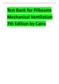 Test Bank for Pilbeams Mechanical Ventilation 7th Edition2024 latest update by  Cairo