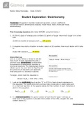 Stoichiometry Gizmo Student Exploration: Complete Solution TOP RATED