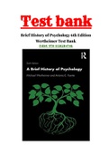 Brief History of Psychology 6th Edition by Michael Wertheimer and Antonio E. Puente Test Bank ISBN:978-1138284746|1-16 Chapter|Complete Guide A+