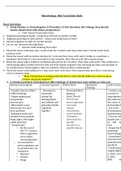 MICROBIOLO BIOS 242 Midterm Study Guide  (Version 1) -Verified And Correct Answers, Chamberlain College of Nursing