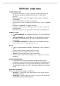 First-Year Chemistry Study Notes - CHEM1011 - UNSW