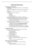 Engineering Optimization Study Notes - ENGG1400 - UNSW