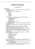 Construction Engineering Study Notes - CVEN2101 - UNSW