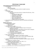 NR 224 Exam 1 Study Guide Critical Thinking & the Nursing Process Ch. 15-20