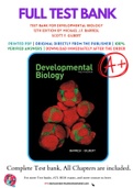 Test Bank For Developmental Biology 12th Edition by Michael J.F. Barresi, Scott F. Gilbert 9781605358222 Chapter 1-25 Complete Guide.