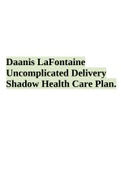 Shadow Health Uncomplicated Delivery, NURSING 4130