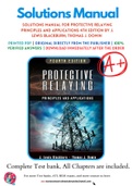 Solutions Manual For Protective Relaying Principles and Applications 4th Edition by J. Lewis Blackburn; Thomas J. Domin 9781439888117 Complete Guide.