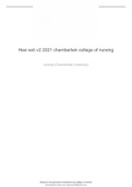 Hesi exit v2 2021 chamberlain college of nursing
