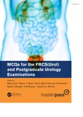 MCQs for the FRCS Urology and Postgraduate Urology Examinations_1st