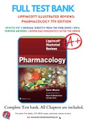 lippincott Pharmacology Illustrated Reviews 7th Edition by Whalen Test Bank