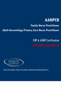 The American Academy of Nurse Practitioners Certification Board (AANPCB)
