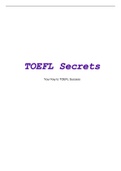 TOEFL secrets