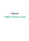 Magooshs Free TOEFL Practice Test