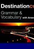 Destination C1 and C2 Grammar and Vocabulary with answer key