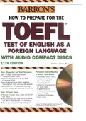 Barron's How to prepare for the TOEFL iBT (11th ed.)