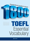 1800-TOEFL Essential Vocabulary