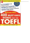 400 Words for TOEFL