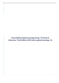 Psychopharmacology Drugs, The Brain & behaviour, Third Edition 2023 latest update