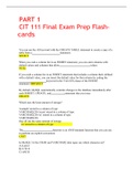 CIT 111 Final Exam Prep Flash Cards