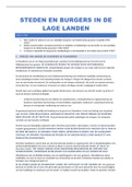 Samenvatting van drie (v/d 4) examencontexten: Lage Landen, Verlichting en Duitsland. 