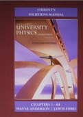 INSTRUCTOR’S SOLUTIONS MANUAL  SEARS & ZEMANSKY’S  UNIVERSITY PHYSICS 14TH EDITION  WAYNE ANDERSON A. LEWIS FORD