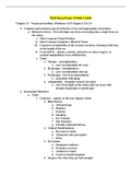 Med-Surg Exam 4 Study Guide 