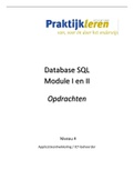 Database SQL Module, Handboek SQL alle antwoorden + vragen