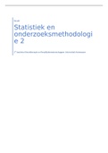 Samenvatting Biometrie + Statistiek 2 (statistiek en onderzoeksmethodologie 2)