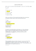 MATH 534 Week 2 Addendum; Homework-Quiz, Course Project, Discussion, Homework Problems, Quiz (Package Deal)