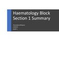 Medicine Haematology Summary