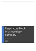 Medicine Respiratory System Pharmacology