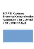 RN ATI capstone predictor comprehensive assessment 2021 A | RN ATI Capstone Proctored Comprehensive Assessment 2019 B Focused Review | RN ATI Capstone Proctored Comprehensive & RN ATI Capstone Proctored Comprehensive Assessment Test C Actual Test  (Best L