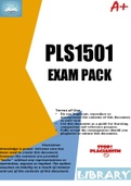 PLS1501 EXAM PACK 2023